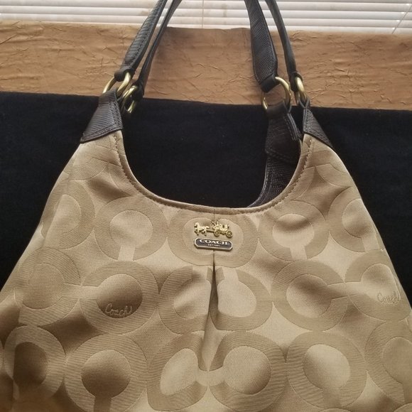 Coach Bags Authentic Coach Madison Signature Shoulder Bag Poshmark